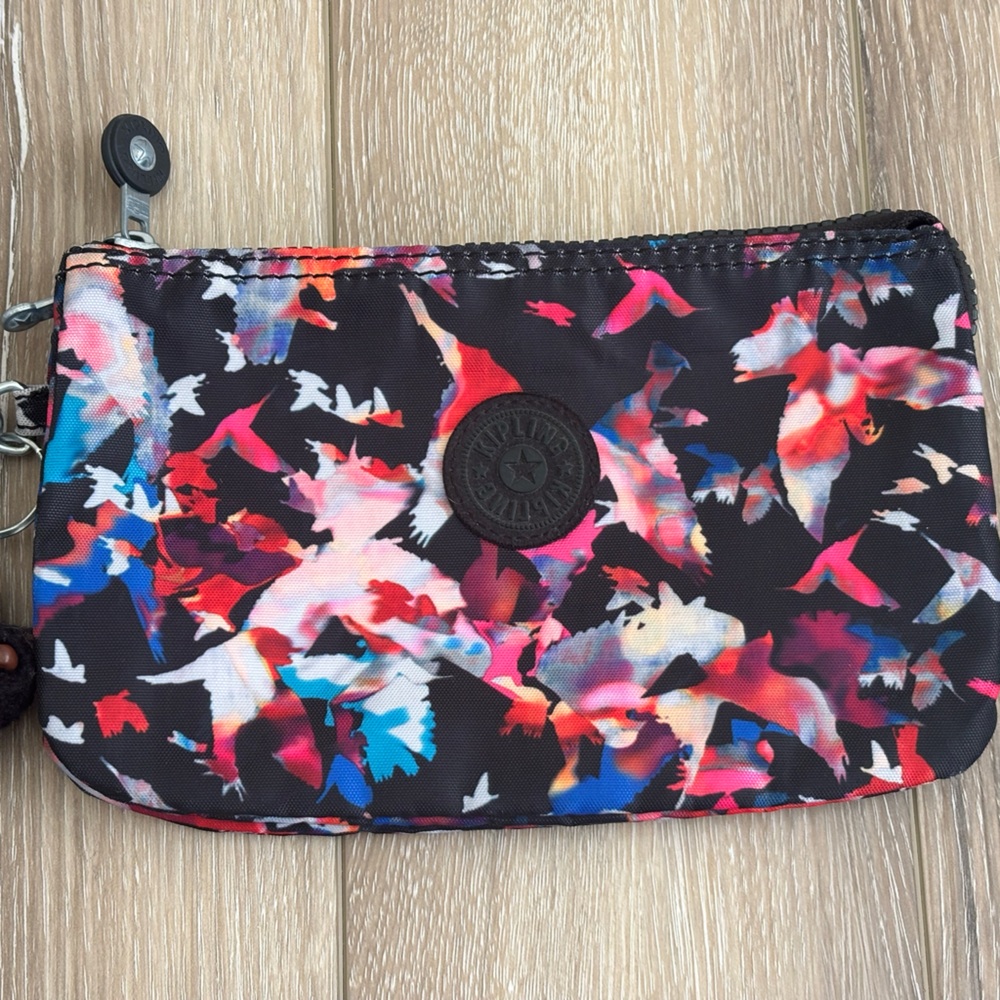 Kipling Wristlet Fall Flight Pattern With Monkey … - image 4